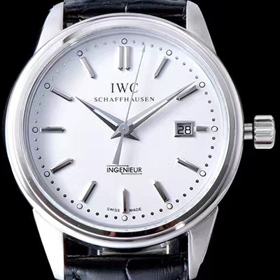 [아이더블유씨] 남성용 인게뉴어 화이트 다이얼 오토매틱 무브먼트 IWC0201