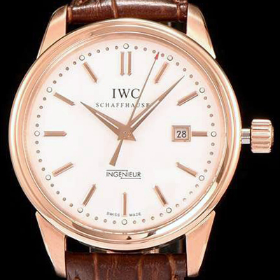 [아이더블유씨] 남성용 인게뉴어 화이트 다이얼 오토매틱 무브먼트 IWC0251