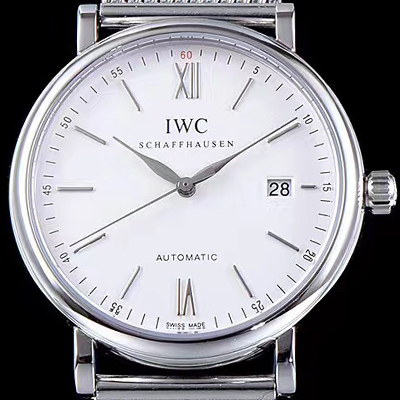 [아이더블유씨] 남성용 포르토피노 화이트 다이얼 오토매틱 무브먼트 IWC0250