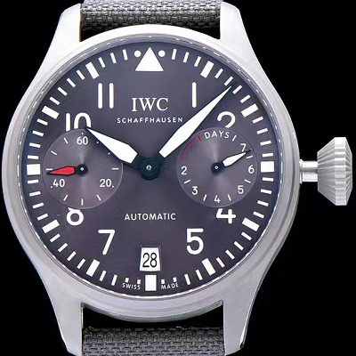 [아이더블유씨] 남성용 파일럿 그레이 다이얼 오토매틱 무브먼트 IWC0202