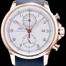 [아이더블유씨] 남성용 요트클럽 화이트 다이얼 오토매틱 무브먼트 IWC0233