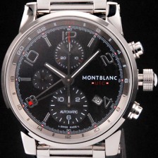 [몽블랑] 남성용 몽블랑 타임워커 크로노 GMT 블랙 다이얼 MON4201