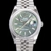 [로렉스] 남성용 904L스틸!! 2023신형 데이저스트 36mm II m126234-0047 올리브 그린 다이얼 스틸 브레이슬릿 신형 Cal.3235 오토매틱 무브먼트 ROL16110