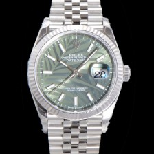 [로렉스] 남성용 904L스틸!! 2023신형 데이저스트 36mm II m126234-0047 올리브 그린 다이얼 스틸 브레이슬릿 신형 Cal.3235 오토매틱 무브먼트 ROL16110